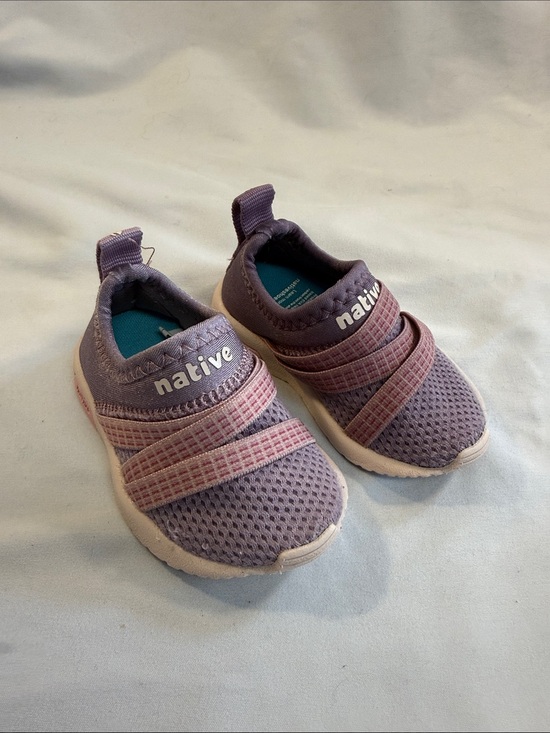 Native Other - Native Kids Purple and Pink Slip-On Sneakers